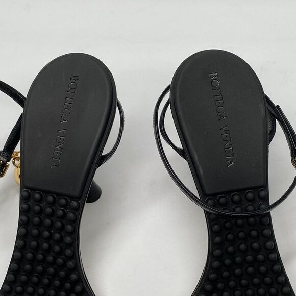 Bottega Veneta Round Toe Chain & Ball Embellished High Heel Sandals size 39 - Picture 10 of 14